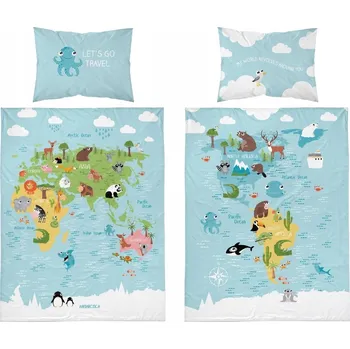 Povlečení Sada povlečení Detexpol 90 x 120 cm, vícebarevné