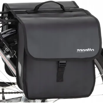 brašna na kolo Cyklistická brašna na nosič dvojitá prostorná zadní voděodolná ZAGATTO
