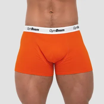Pánské boxerky Essentials 3Pack Orange - GymBeam Velikost: L, Barva: oranžová