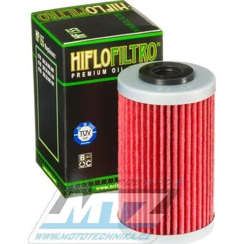 Motodíl Filtr olejový HF155 (HifloFiltro) - Betamotor 250RR Enduro+400RR Enduro+450RR+525RR Enduro + Husaberg FC450+FE550+FS650 + Husqvarna 401+701 + Polaris 450 Outlaw + KTM 125 Duke+250 Duke+390RC+400EXC Ra HF155