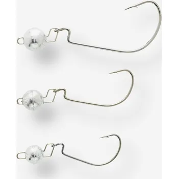 Rybářský háček CAPERLAN Montáž na měkkou nástrahu s čeburaškou Pack Tex ŠEDÁ