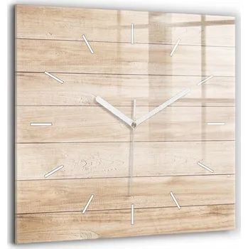 Hodiny Nástěnné hodiny Wallfluent hnědé 60 cm