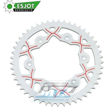 Řetězová sada pro motocykl Rozeta řetězová (převodník) Dural 0897-52zubů ESJOT 53-32065-52WO bílá - KTM 125SX+250SXF+ 360EXC+400EXCF+300XC+450XCF+440MX+790 Adventure+620 EGS+690 Duke+125LC2+ 350LC4+525SMR+690SMC + Husaberg TE25 AL-0897-52-WO