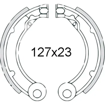 Brzda pro motocykl Brzdové čelisti FERODO 225129266 225129266