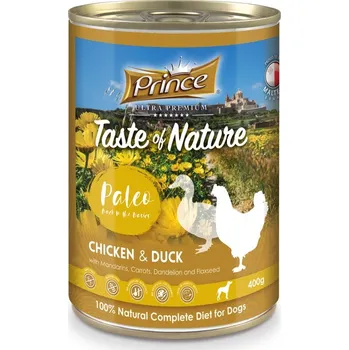 Krmivo pro psa PRINCE PALEO KUŘE KACHNA 400G