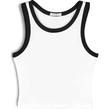 Dámské oblečení GATE Žebrované tílko s kontrastním lemem 34 224-1501/10