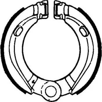 Brzda pro motocykl Brzdové čelisti FERODO 225129168 225129168