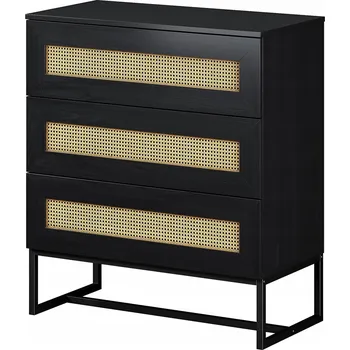 Komoda Komoda Selsey 80 x 40 x 90 cm, černá matná