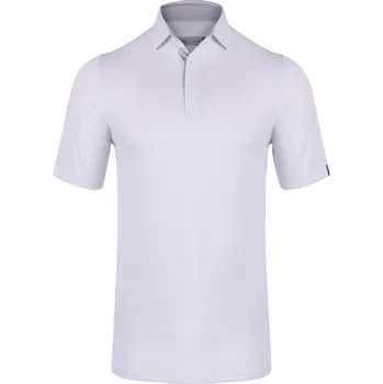 Pánské tričko Triko KJUS Men Savin Structure Polo S/S Barva: White/Alloy, Velikost: 52, Pohlaví: Pánské