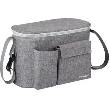 Přebalovací taška Organizér / taška na kočárek 31 x 16 x 20 cm Barva: Šedá