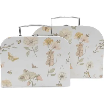 Jollein Sada kufříků 2 ks Dreamy Mouse