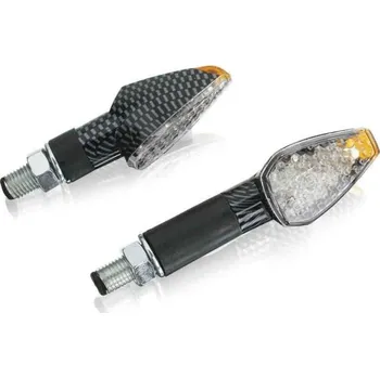 Elektroinstalace pro motocykl Blinkry PUIG PEAK 4493C karbonový vzhled krátké, homologované KAWASAKI Z 900 2017-2025