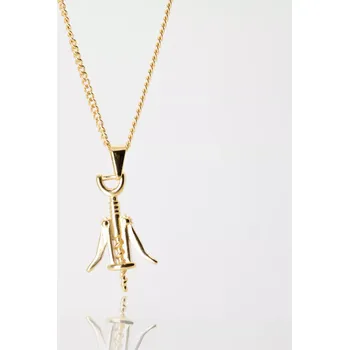 Řetízek Řetízek z chirurgické oceli - ZLATÝ OTVÍRAK NA VÍNO