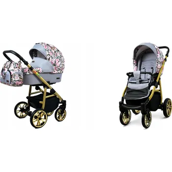 Kočárek Dětský kočárek 2v1 BabyLux COLORLUX kombinovaný kočárek hluboký a sportovní