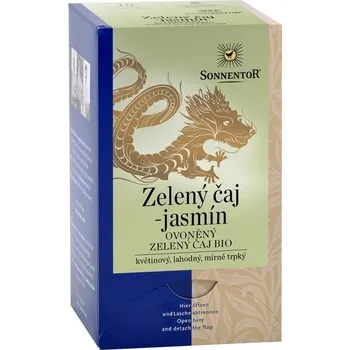 Horký nápoj Sonnentor Půvabná Jasmín bio, ovoněný zelený čaj, 27 g