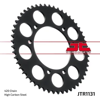 Řetězová sada pro motocykl Řetězová rozeta JT JTR 1131-53 53 zubů, 420 DERBI Senda 50 SM 2003-2016
