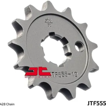 Řetězová sada pro motocykl Řetězové kolečko JT JTF 555-13 13 zubů, 428 SUZUKI RM 100 2003-2003
