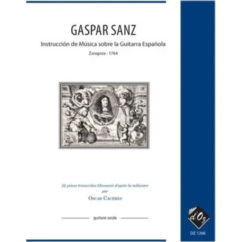 Gaspar Sanz: Instruccion de Musica sobre la Guitarra Espanola (noty na kytaru)