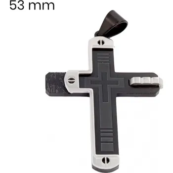 Přívěsek Přívěsek z chirurgické oceli kříž