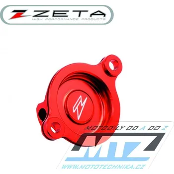 Víko olejového filtru - ZETA ZE90-1043 - Honda CRF250R / 18-24 + CRF250RX - červené ZE901043