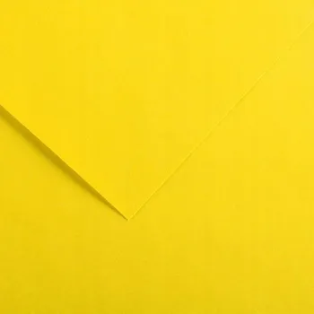 Umělecký papír Canson Iris Vivaldi B1 240G Kanárkově žlutý papír 04