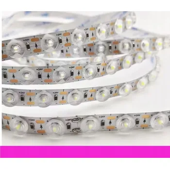 LED osvětlení LED páska optická čočka 48 LED/m 3030 IP20 24V 12 mm růžová Pink 10 m