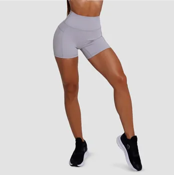 Dámské šortky FIT Mist Grey - GymBeam Velikost: S, Barva: Šedá