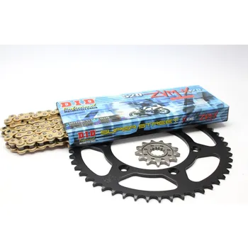 Řetězová sada pro motocykl Řetězová sada D.I.D + JT řady ZVM-X ve zlaté barvě SUZUKI GSX-R 1100 1995-1998