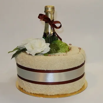 umělá květina Ateliér Confetti Dort z osušky - Rafael