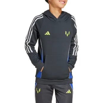 Dámské oblečení Mikina s kapucí adidas Messi Hoody Kids ji5058 Velikost XXS (111-116 cm)