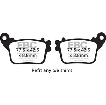 Autodíl VODNÍ BRZDOVÉ DESTIČKY SEMISNTRD FA436V