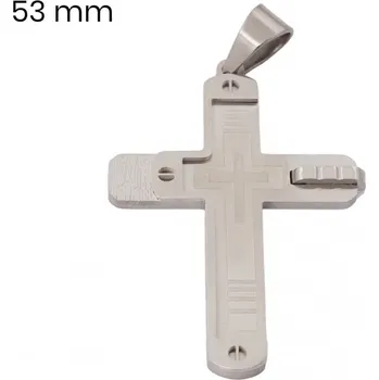 Přívěsek Přívěsek z chirurgické oceli kříž