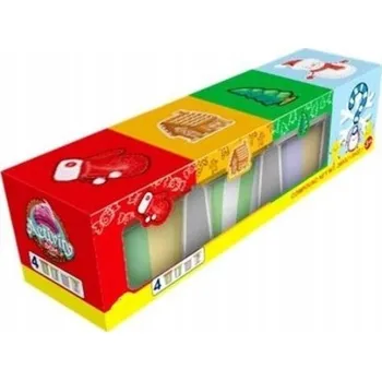 Modelovací hmota UMĚLECKÁ Modelovací Hmota s překvapením, 4 barvy, SET PRO DĚTI