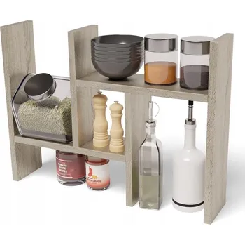 Komoda Polička laminovaná deska Matkam 74 x 12 cm dub sonoma