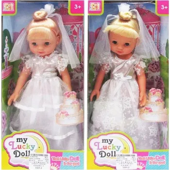 Panenka SVATEBNÍ PANENKA v Bílých Šatech NEVĚSTA PANENKA Hračka PRO DÍVKY