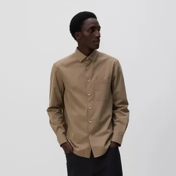 Pánská košile Reserved - Košile regular fit z egyptské bavlny - hnědá - 748EH-88X - 748EH-88X-XL