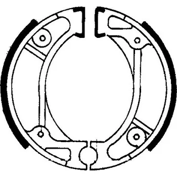 Brzda pro motocykl Brzdové čelisti FERODO 225129014 225129014