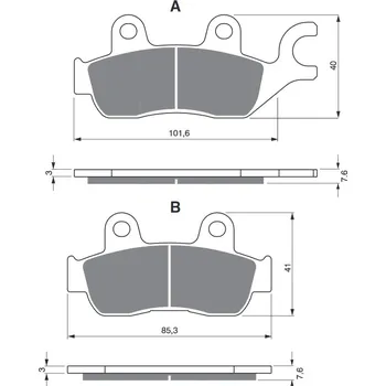 Autodíl Brzdové destičky GOLDFREN 285 S3 285 S3