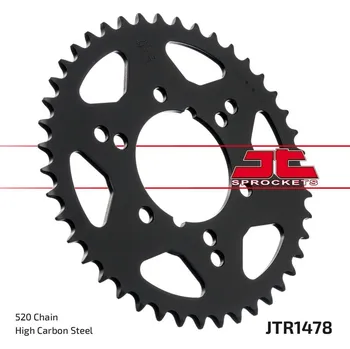 Řetězová sada pro motocykl Řetězová rozeta JT JTR 1478-40 40 zubů, 520 POLARIS Magnum 425 2x4 1995-1998
