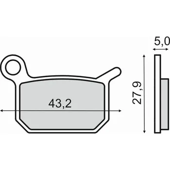Brzdová destička Brzdové destičky RMS 225103220 organické 225103220