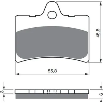 Autodíl Brzdové destičky GOLDFREN 066 AD CAGIVA Prima 50 1993-1995