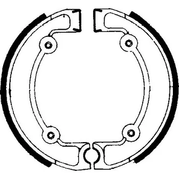 Brzda pro motocykl Brzdové čelisti FERODO 225129127 225129127