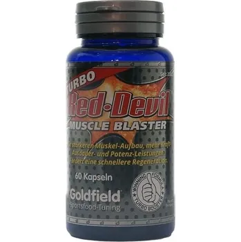 Anabolizér Turbo Red-Devil - Goldfield Příchuť: bez příchuti, Kapsle: 60 kaps.