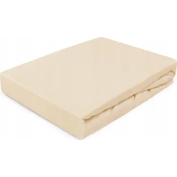 Prostěradlo Prostěradlo s gumou 200x220 jersey světle béžové