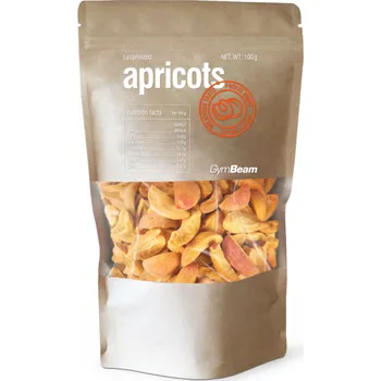 Fitness Lyofilizované meruňky - GymBeam Balení (g): 10 x 100 g