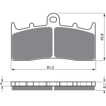 Auto-moto Brzdové destičky GOLDFREN 194 GP6 BMW R 1150 GS Adventure 2003-2005