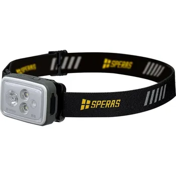 Svítilna ArmyČastolovice.cz Svítilna SPERAS čelová B8 RGB dobíjecí 700 lumenů, 70 metrů, IP66