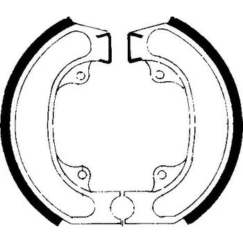 Brzda pro motocykl Brzdové čelisti FERODO 225129015 225129015