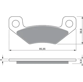 Auto-moto Brzdové destičky GOLDFREN 315 S3 315 S3