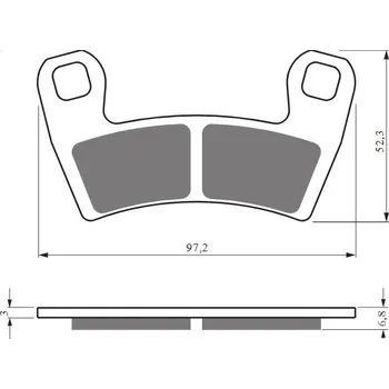 Autodíl Brzdové destičky GOLDFREN 428 AD OFF-ROAD FRONT 428 AD